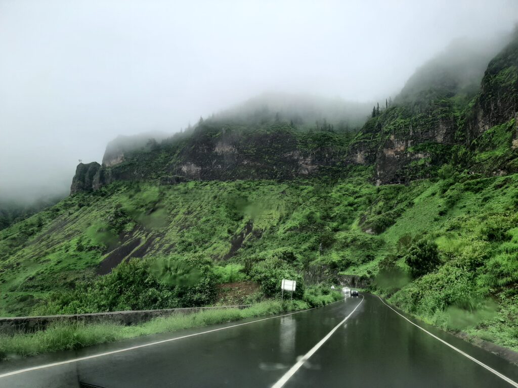 Scenic view of a natural park in Santiago Island, Cape Verde, with lush mountains, valleys, and native flora